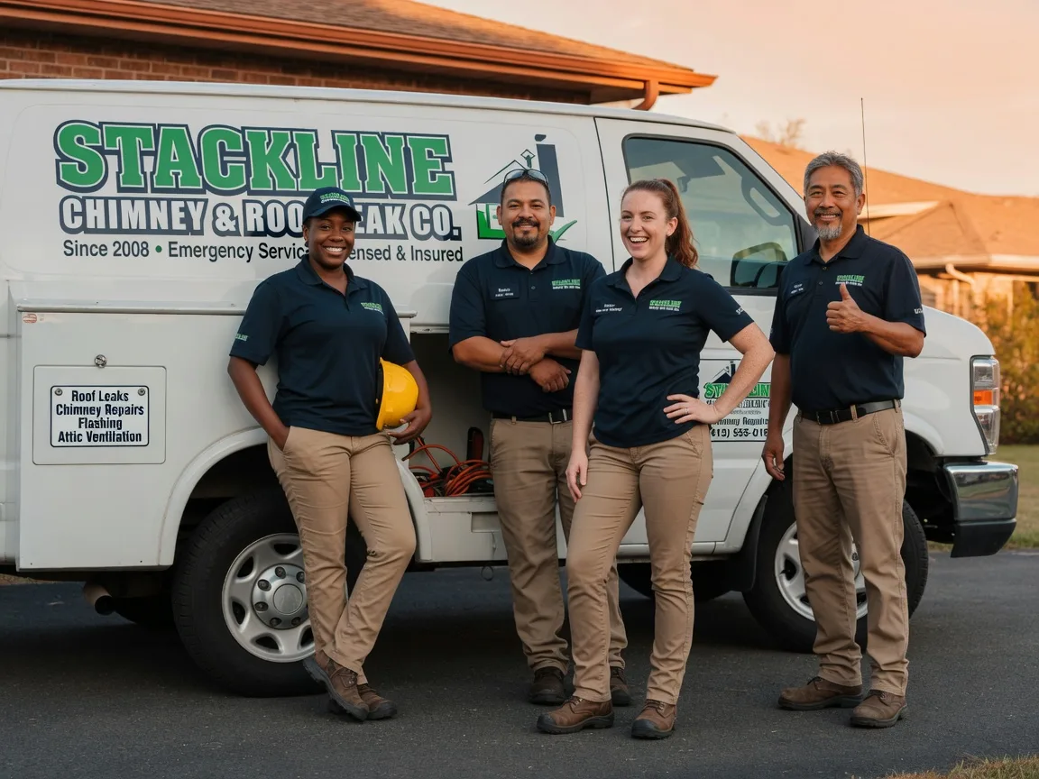 Chimney flashing repair company in Fredericksburg, OH